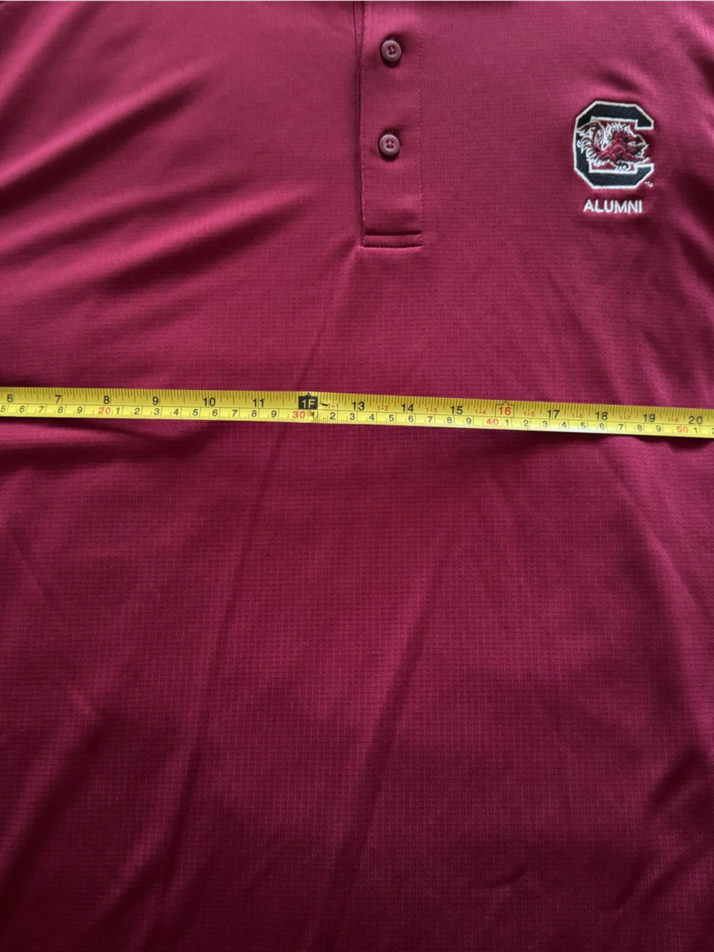 Cutter & Buck Men's Garnet Polo with University Gamecock Embroidery - Picture 4 of 4